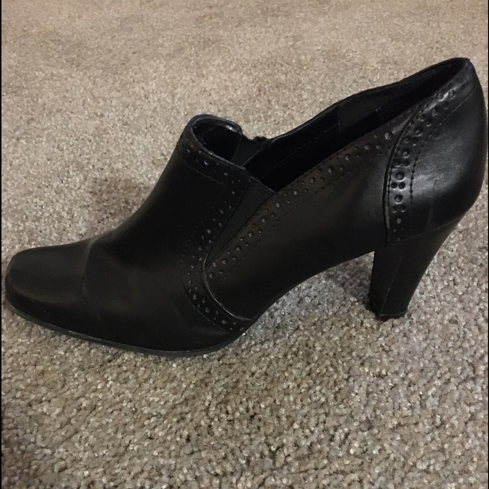 Black ankle boots
